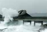 Driving On The Atlantic Ocean Road In Norway