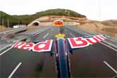 Flying a Plane Through Two Tunnels