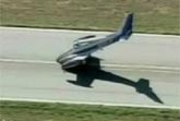 Plane Lands "Nose Down"