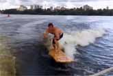 Water-Skiing with a Door