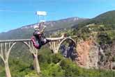 Zip Line Over The Tara River Canyon In Montenegro